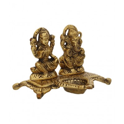 eCraftIndia Showpiece Steel Ganesha Idol 15 x 12 cms Pack of 1