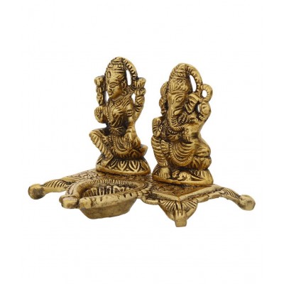 eCraftIndia Showpiece Steel Ganesha Idol 15 x 12 cms Pack of 1