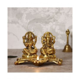 eCraftIndia Showpiece Steel Ganesha Idol 15 x 12 cms Pack of 1