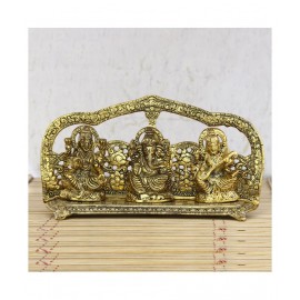 eCraftIndia Showpiece Steel Ganesha Idol 25 x 5 cms Pack of 1