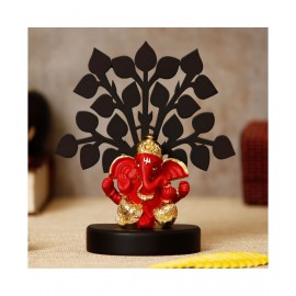 eCraftIndia Showpiece Wood Ganesha Idol 12 x 6 cms Pack of 1