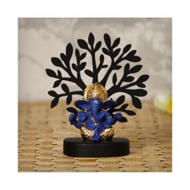 eCraftIndia Showpiece Wood Ganesha Idol 12 x 6 cms Pack of 1