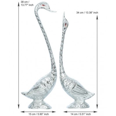 eCraftIndia Silver Mix Metal Figurines - Pack of 1