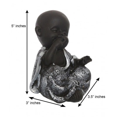 eCraftIndia Silver Polyresin Figurines - Pack of 1
