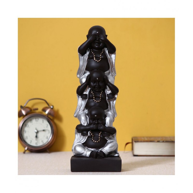 eCraftIndia Silver Polyresin Figurines - Pack of 1