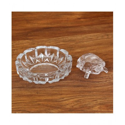eCraftIndia White Crystal Figurines - Pack of 1