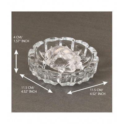 eCraftIndia White Crystal Figurines - Pack of 1