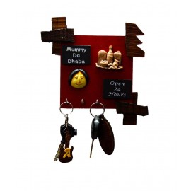 eCraftIndia Wood Key Holder Multicolour