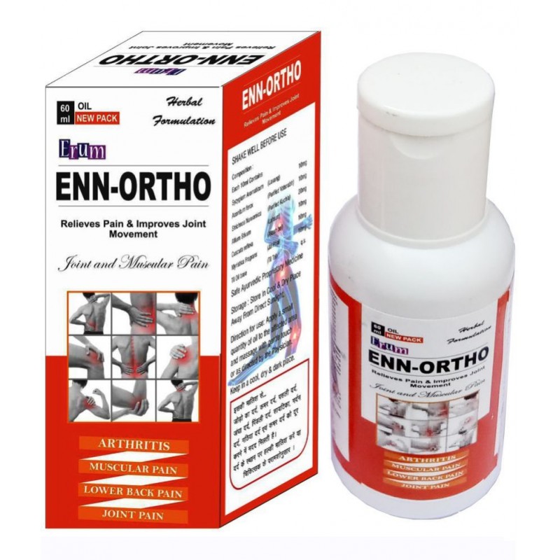 erum Enn Ortho Ayurvedic Oil 60 ml Pack Of 2