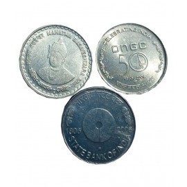 five rupee 3 coins set for collection