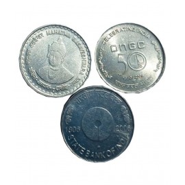 five rupee 3 coins set for collection