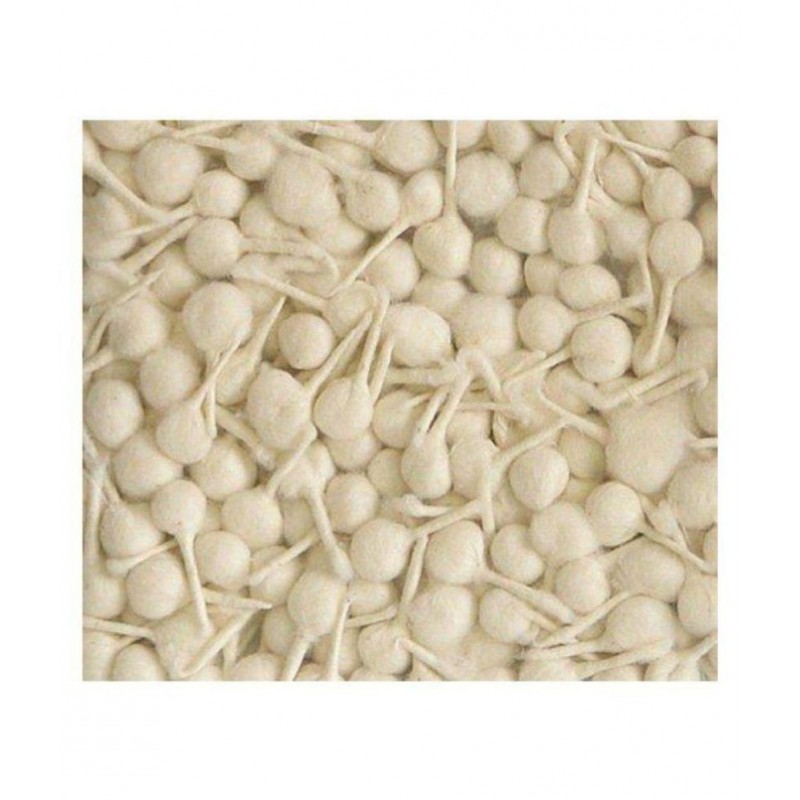 geeta times cotton wicks 500 pieces Diya Batti cotton wicks round