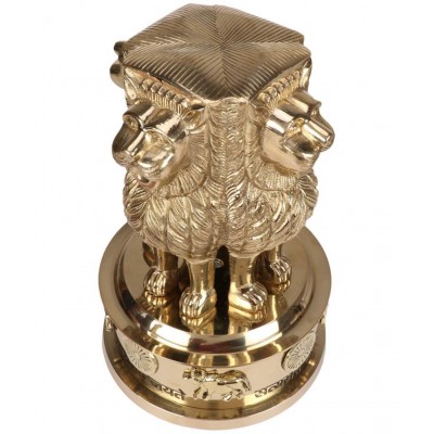 indian art valley Gold Brass Figurines - Pack of 1