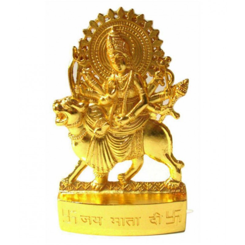 kiakashya Durga Iron Idol Size 6.5 Cm