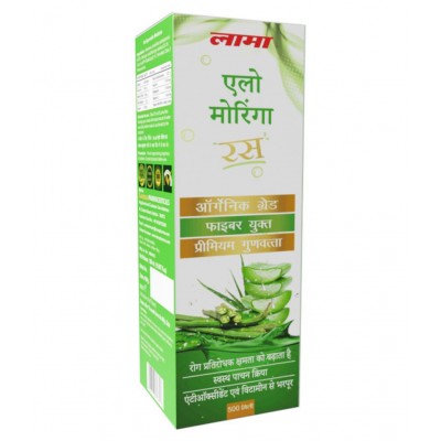 lama Aloe Moringa Juice Liquid 1000 ml Pack Of 2