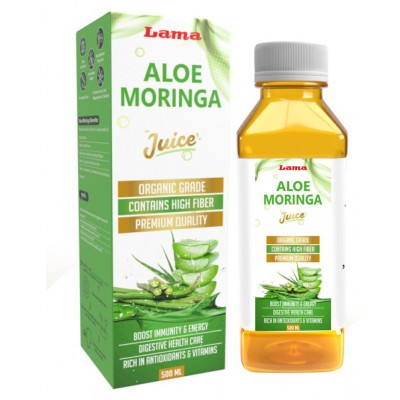 lama Aloe Moringa Juice Liquid 1000 ml Pack Of 2