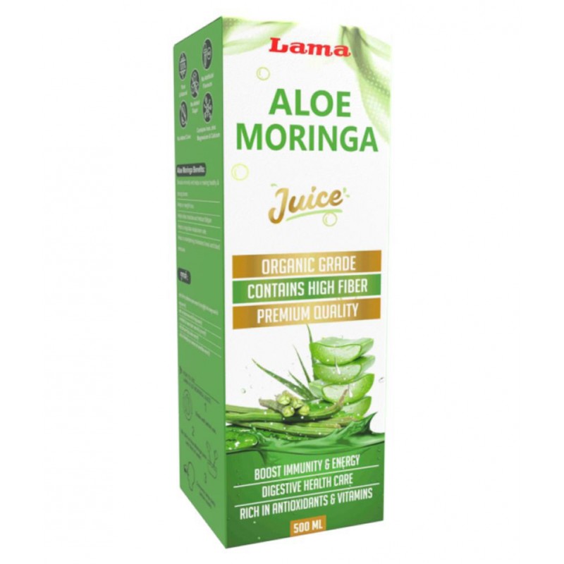 lama Aloe Moringa Juice Liquid 1000 ml Pack Of 2