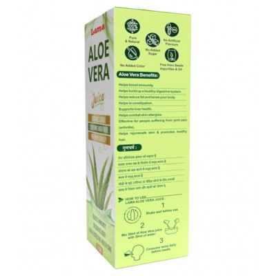 lama Aloe Vera Juice Liquid 1000 ml Pack Of 2