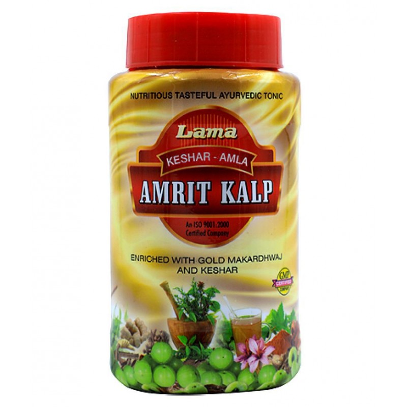 lama Amrit Kalp- with Gold and Keshar Paste 500 gm Pack Of 1