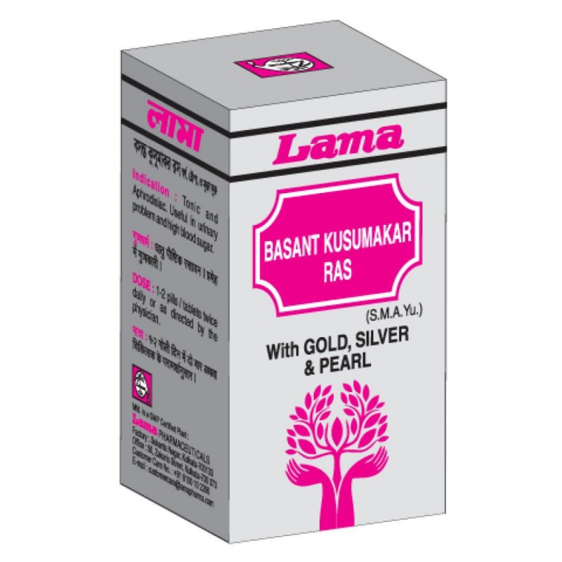 lama Basant Kusumakar Ras (Swarna Yukt) Tablet 25 no.s Pack Of 1