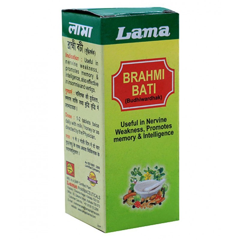 lama Brahmi Bati – Budhiwardhak Tablet 30 no.s Pack of 3
