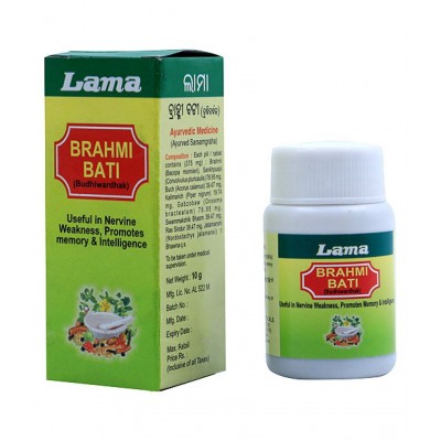 lama Brahmi Bati – Budhiwardhak Tablet 30 no.s Pack of 3