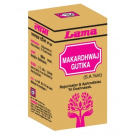 lama Makardhwaj Gutika with Gold Tablet 25 no.s Pack Of 2