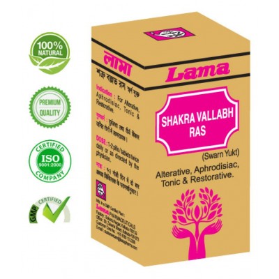 lama Shakraballabh Ras with Gold Tablet 25 no.s Pack Of 1