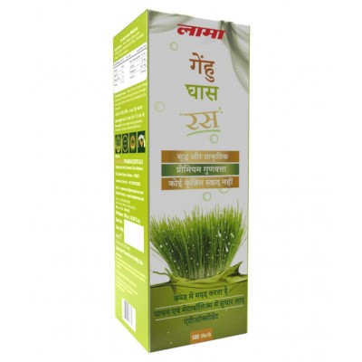 lama Wheat Grass Juice Liquid 500 ml Pack Of 2