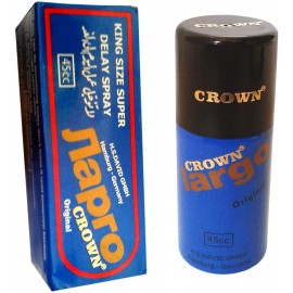 CROWN Largo Delay Spray for Men, King Size Super  Spray Bottle 45ml
