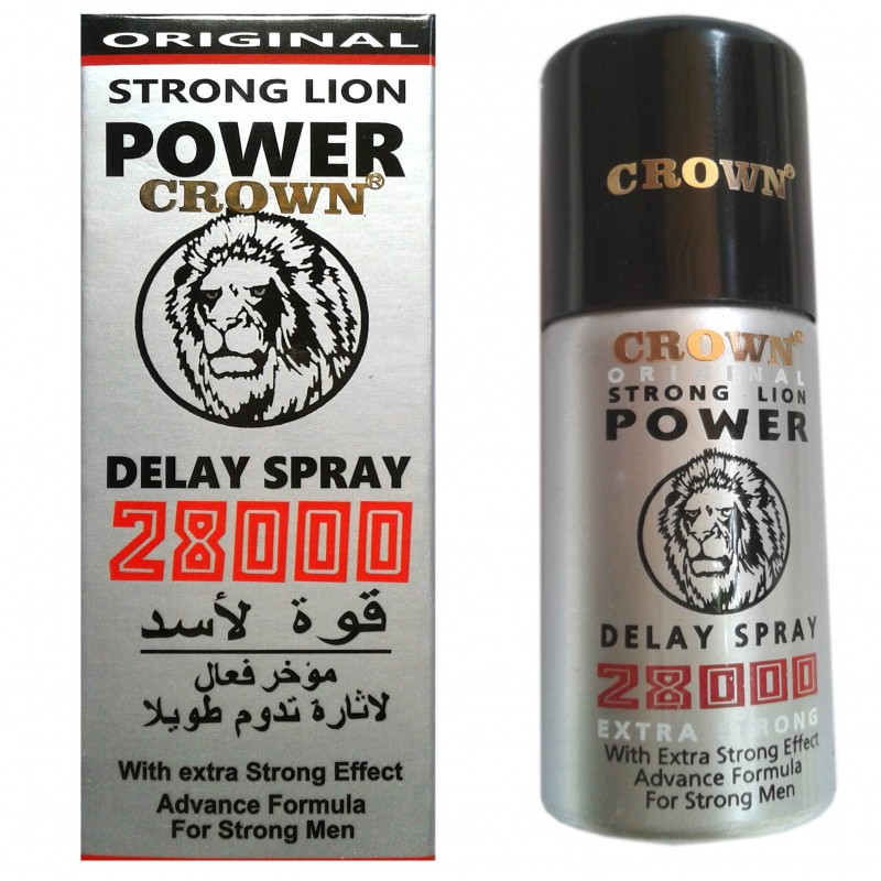 CROWN Strong Lion Power 28000 Delay Spray for Men 45ml