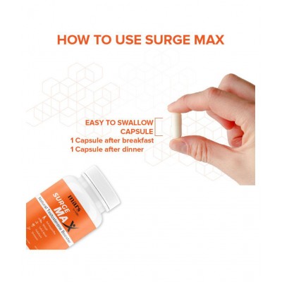 mars by GHC Surge Max, Shilajit (60 Capsules - Pack of 1) | Immunity Booster & Stamina Booster For Men, Reduces Stress and Anxiety | Powered With Safed Musli & Gokshura | 100% Vegan mars by GHC Surge Max, Shilajit (60 Capsules - Pack of 1) | Immunity Booster & Stamina Booster For Men, Reduces Stress and Anxiety | Powered With Safed Musli & Gokshura | 100% Vegan