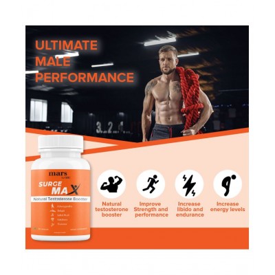 mars by GHC Surge Max, Shilajit (60 Capsules - Pack of 1) | Immunity Booster & Stamina Booster For Men, Reduces Stress and Anxiety | Powered With Safed Musli & Gokshura | 100% Vegan mars by GHC Surge Max, Shilajit (60 Capsules - Pack of 1) | Immunity Booster & Stamina Booster For Men, Reduces Stress and Anxiety | Powered With Safed Musli & Gokshura | 100% Vegan