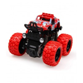 mono truck, these friction cars roll forward and backward to rev up their momentum to easily achieve 360 degree stunt flipping design, a powerful 4-wheel drive and all-direction control, suitable for your kids or toy cars lover.