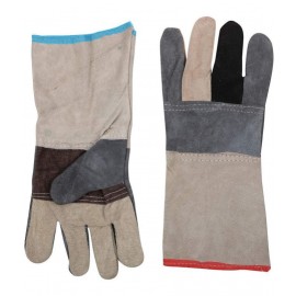 muti color Leather gloves Leather Safety Glove