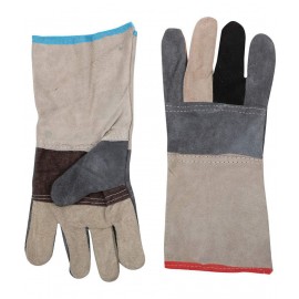 muti color Leather gloves Leather Safety Glove