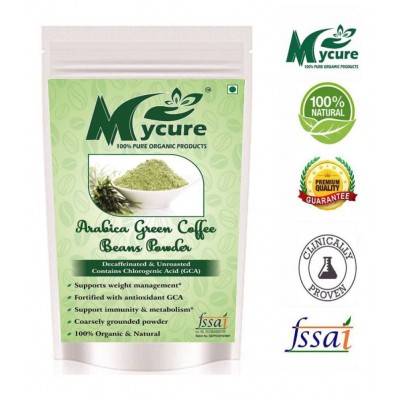 mycure Organic Green Coffee Powder 100gm + 100gm Free 200 gm Unflavoured Single Pack