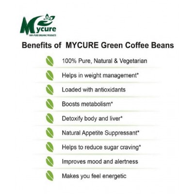 mycure Organic Green Coffee Powder 100gm + 100gm Free 200 gm Unflavoured Single Pack