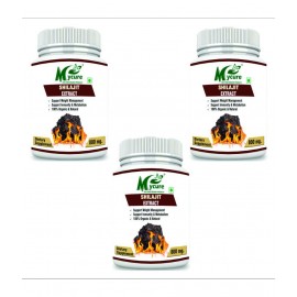 mycure Premium Quality Shilajit Extract 800 mg Unflavoured Pack of 3