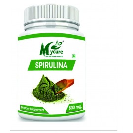 mycure Premium Quality Spirulina Extract 800 mg Unflavoured Single Pack