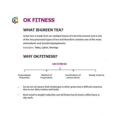 ok life care OK Fitness 60 Tablets 1 gm Natural