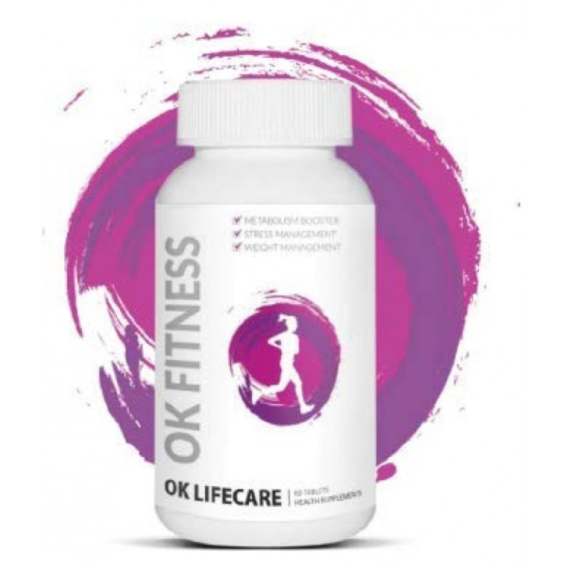 ok life care OK Fitness 60 Tablets 1 gm Natural