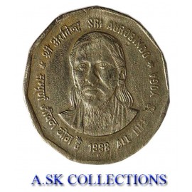 old 2 rupee coin  b