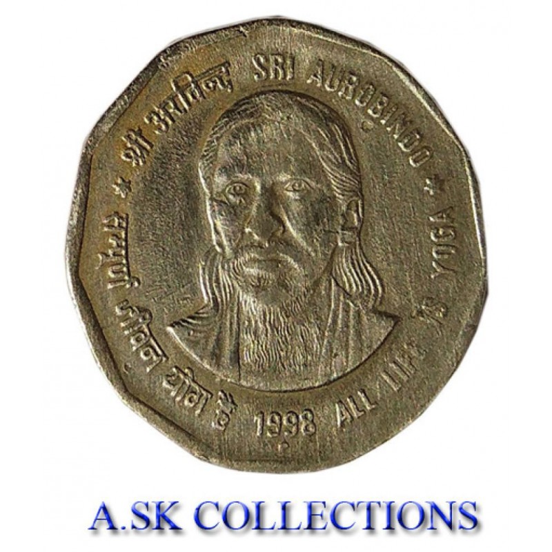 old 2 rupee coin  b