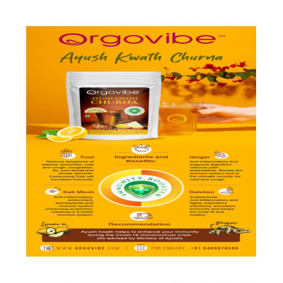 orgovibe AYUSH KWATH CHURNA Powder 200 gm Pack Of 2