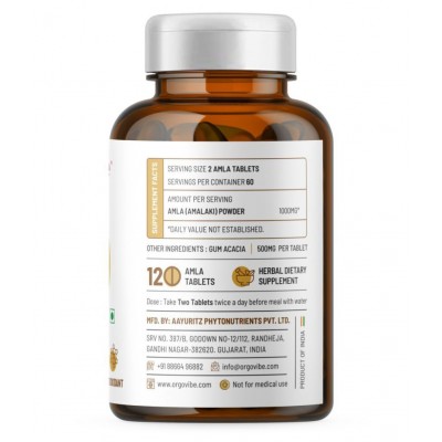 orgovibe Amla Tablets Tablet 240 no.s Pack Of 2