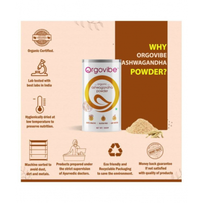 orgovibe Ashwagandha Powder 200 gm Pack Of 2