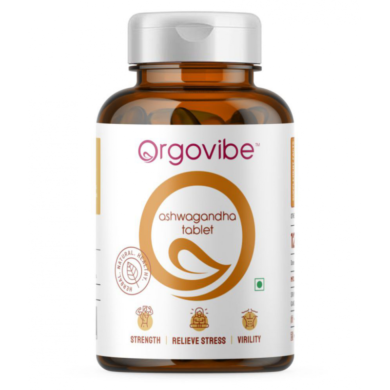 orgovibe Organic  Ashwagandha Tablet 120 no.s Pack Of 1
