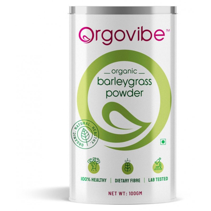 orgovibe Organic Certified Barley Grass Powder 100 gm Pack Of 1