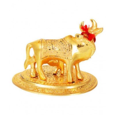 phonation Kamdhenu Cow Brass Idol